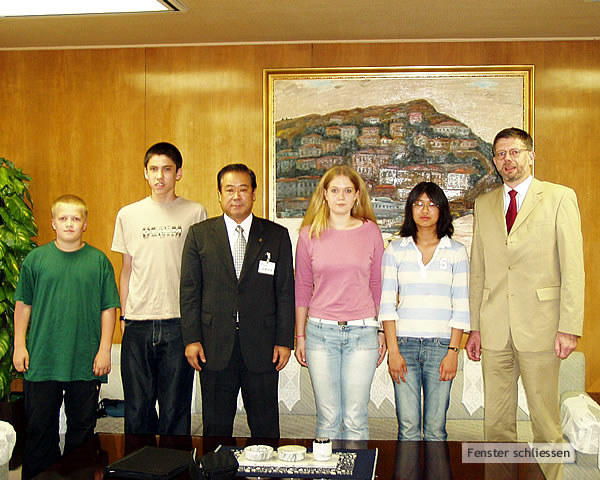Empfang beim B&uuml;rgermeister der Stadt Morioka